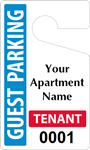 Plastic ToughTags™ for Apartment Parking Permits