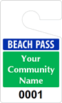 Plastic ToughTags™ for Beach Parking Permits