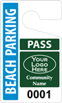 Plastic ToughTags™ for Beach Parking Permits