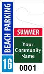 Plastic ToughTags™ for Beach Parking Permits