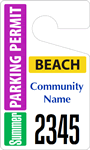 Plastic ToughTags™ for Beach Parking Permits
