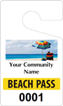 Plastic ToughTags™ for Beach Parking Permits