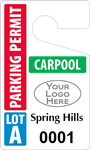 Plastic ToughTags™ for Community Parking Permits