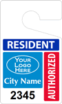 Plastic ToughTags™ for Community Parking Permits