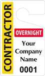 Plastic ToughTags™ for Contractor Parking Permits