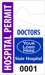Plastic ToughTags™ for Doctors Parking Permits