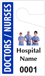 Plastic ToughTags™ for Doctors Parking Permits