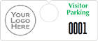 Plastic ToughTags™ Parking Permits, Horizontal