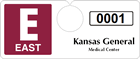 Plastic ToughTags™ Parking Permits, Horizontal