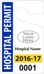 Plastic ToughTags™ for Hospital Parking Permits