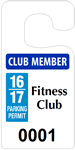 Plastic ToughTags™ Parking Permits, Jumbo