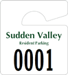 Plastic ToughTags™ Parking Permits, Mini