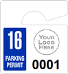 Plastic ToughTags™ Parking Permits, Mini