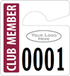 Plastic ToughTags™ Parking Permits, Mini