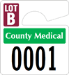 Plastic ToughTags™ Parking Permits, Mini