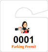 Plastic ToughTags™ Parking Permits, Mini