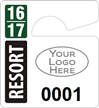 Plastic ToughTags™ Parking Permits, Mini
