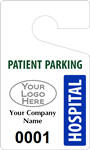 Plastic ToughTags™ for Patient Parking Permits