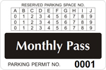 Monthly Window Decal 2 in. x 3 in.