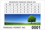 Monthly Window Decal 2 in. x 3 in.