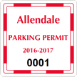 Parking Labels - Design CS1