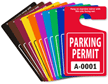 ToughTag™ Standard Sized Rearview Mirror Hang Tag