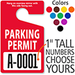 ToughTag™ Standard Sized Rearview Mirror Parking Passes