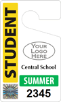 Plastic ToughTags™ for Student Parking Permits