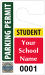 Plastic ToughTags™ for Student Parking Permits