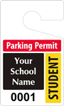 Plastic ToughTags™ for Student Parking Permits