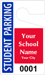 Plastic ToughTags™ for Student Parking Permits