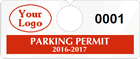 Plastic ToughTags™ Parking Permit Templates