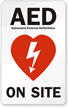 AED On Site Sign