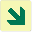 GlowSmart™ Adhesive Arrow Right Down