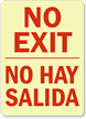 No Exit Sign