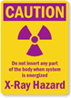 Caution X-Ray Hazard Sign