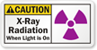 Caution X-Ray Radiation Sign