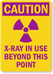 Caution X-Ray Sign