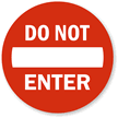 Do Not Enter Symbol