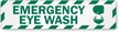Emergency Eye Wash with Graphic Sign