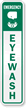 Emergency Eyewash with Graphic Sign