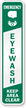 Emergency Eye Wash with Graphic Sign