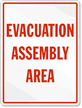 Evacuation Assembly Area Sign