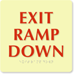 Exit Ramp Down Sign