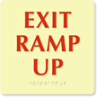 Exit Ramp Up Sign