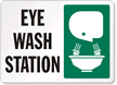 Eye Wash Station Sign