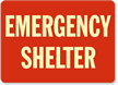 Emergency Shelter Sign