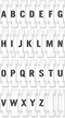 Lock-n-Spray Interlocking A-Z Floor Stencil Kit