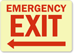 Emergency Exit Sign