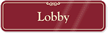 Lobby Sign
